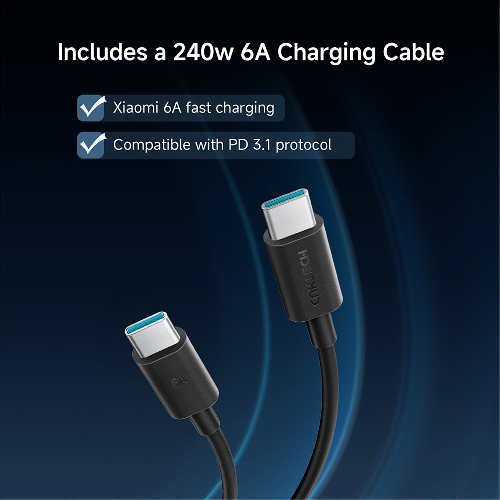 Externá batéria Cuktech PB150P, 15000mAh, 120W, QC + PD, 1 x USB-A - 2 x USB-C, Sivá CKPB150POSGR