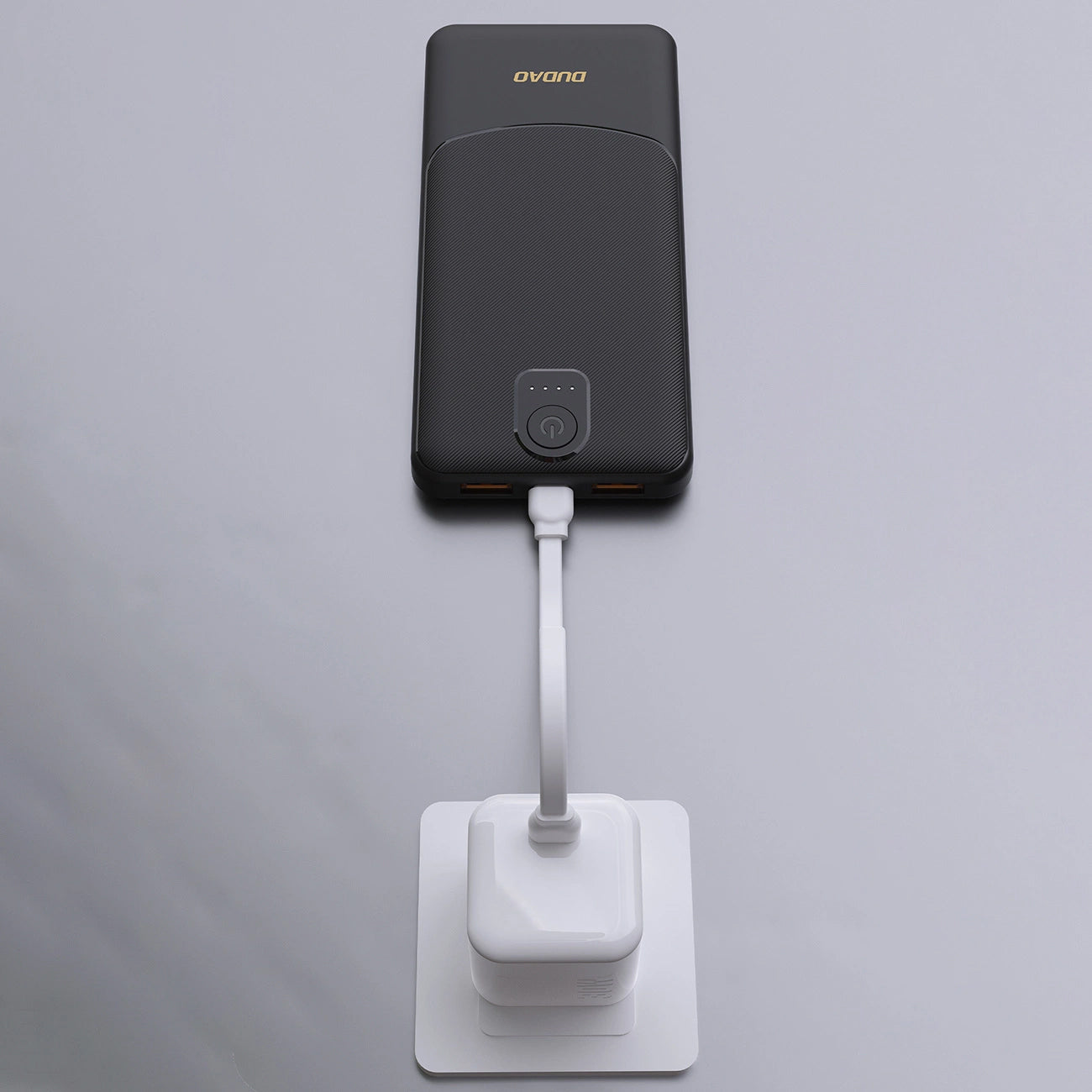 Externá batéria Dudao K10, 10000mAh, 12W, 2 x USB-A, Čierna