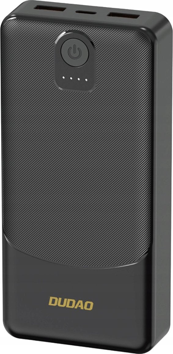 Externá batéria Dudao K10Pro, 20000mAh, 12W, 2 x USB-A, Čierna