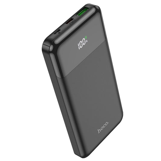 Externá batéria HOCO J102, 10000mAh, 20W, QC + PD, 1 x USB-A - 1 x USB-C, čierna