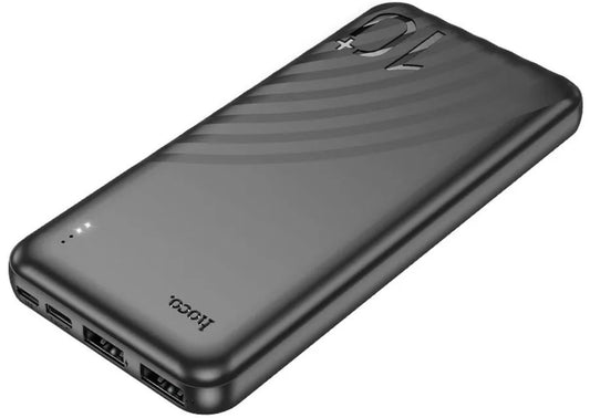Externá batéria HOCO J123, 10000mAh, 10W, 2 x USB-A, Čierna