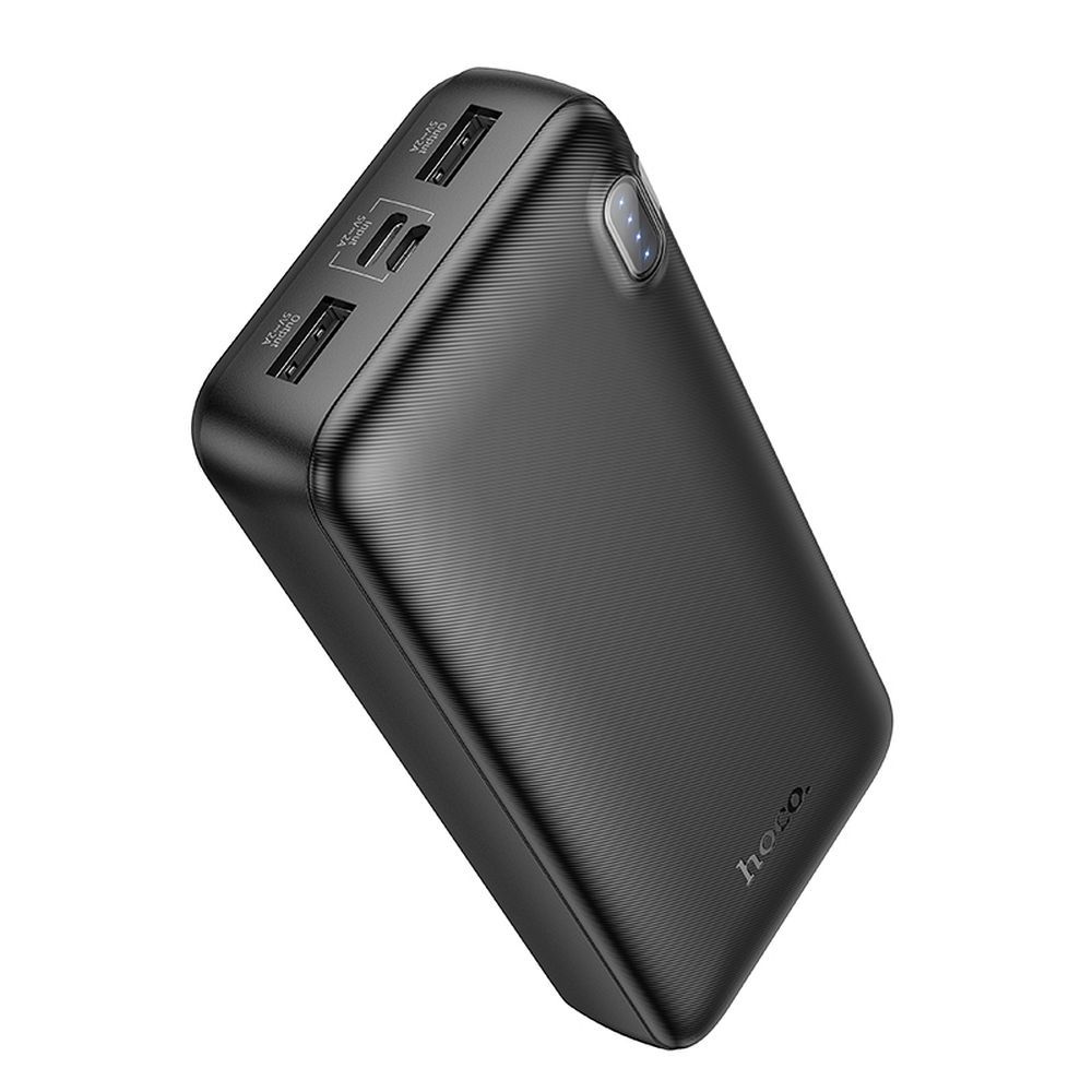 Externá batéria HOCO J128A, 20000mAh, 10W, 2 x USB-A, čierna