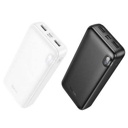 Externá batéria HOCO J128A, 20000mAh, 10W, 2 x USB-A, čierna