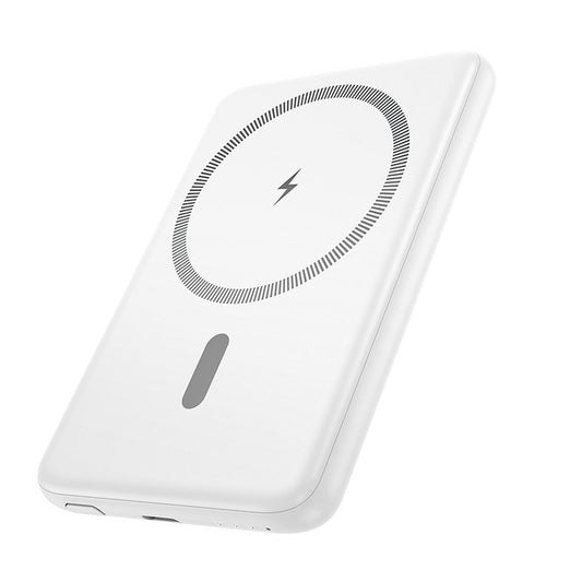 Bezdrôtová externá batéria HOCO J140A, 5000mAh, 20W, PD + QI, 1 x USB-C, biela