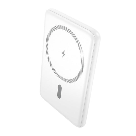 Bezdrôtová externá batéria HOCO J140A, 5000mAh, 20W, PD + QI, 1 x USB-C, biela