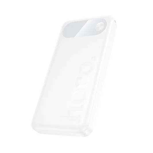Externá batéria HOCO J154, 10000mAh, 22,5W, QC + PD, 1 x USB-C - 2 x USB-A, biela