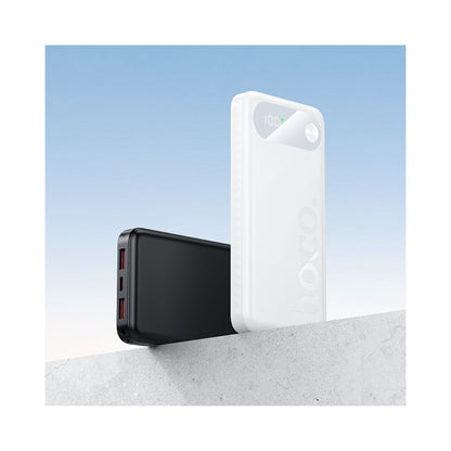 Externá batéria HOCO J154, 10000mAh, 22,5W, QC + PD, 1 x USB-C - 2 x USB-A, čierna