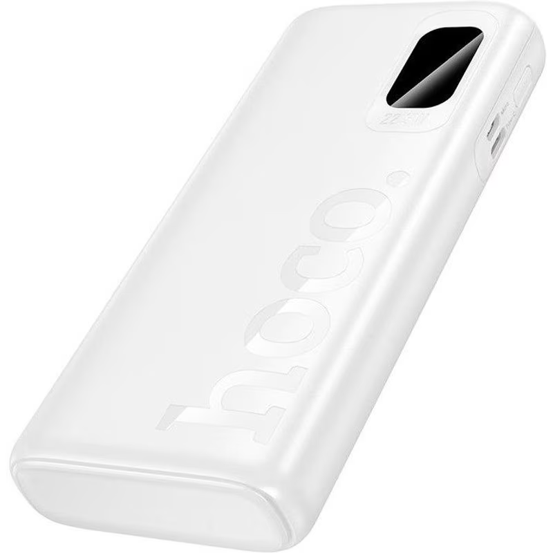 Externá batéria HOCO J158 Pro Runner, 10000mAh, 22,5W, QC + PD, 1 x USB-C - 2 x USB-A, biela