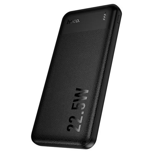 Externá batéria HOCO J159 Essence, 10000 mAh, 22,5 W, QC + PD, 1 × USB-C – 2 × USB-A, čierna