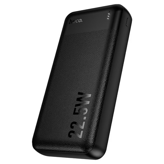 Externá batéria HOCO J159A Essence, 20000 mAh, 22,5 W, QC + PD, 1 × USB-C – 2 × USB-A, čierna