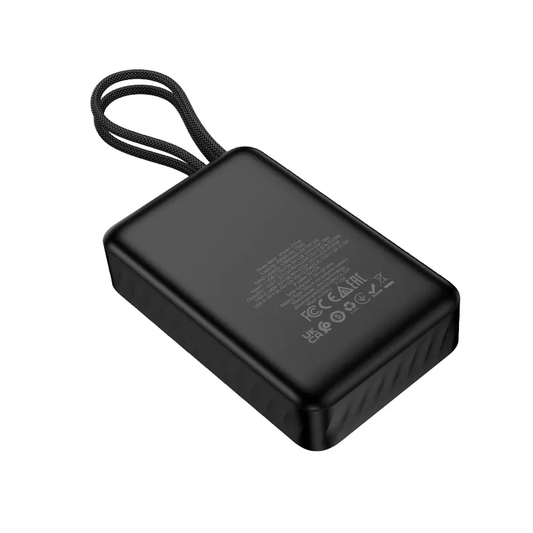 Externá batéria HOCO J171A, 20000mAh, 22,5W, QC + PD, 1 x Lightning - 1 x USB-A - 2 x USB-C, čierna
