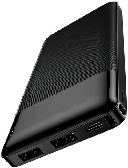 Externá batéria HOCO J72, 10000mAh, 10W, 2 x USB-A, čierna
