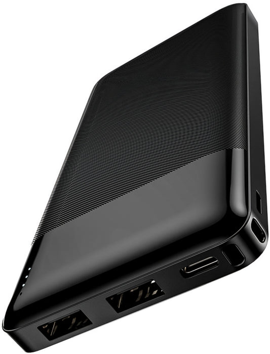 Externá batéria HOCO J72, 10000mAh, 10W, 2 x USB-A, čierna