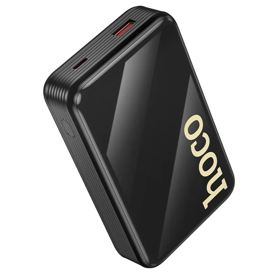 Externá batéria HOCO Q37A, 20000mAh, 22,5W, QC + PD, 1 x Lightning - 1 x USB-A - 2 x USB-C, čierna