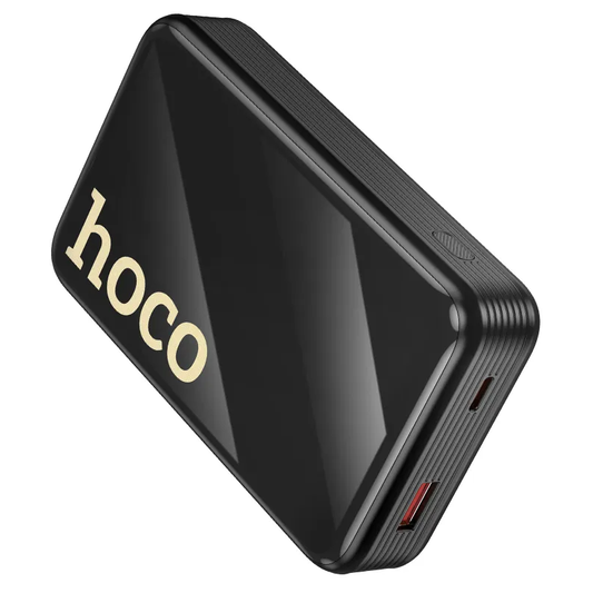 Externá batéria HOCO Q37A, 20000mAh, 22,5W, QC + PD, 1 x Lightning - 1 x USB-A - 2 x USB-C, čierna
