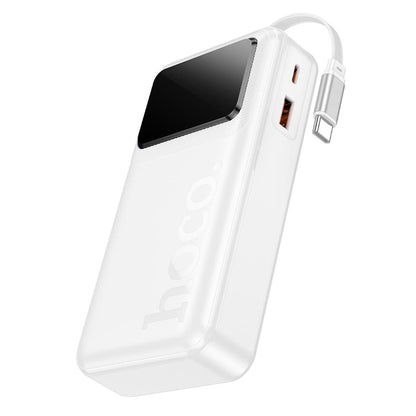 Externá batéria HOCO Q41, 20000 mAh, 22,5 W, QC + PD, 1 × USB-A – 2 × USB-C, biela
