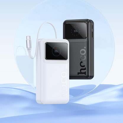 Externá batéria HOCO Q41, 20000 mAh, 22,5 W, QC + PD, 1 × USB-A – 2 × USB-C, biela