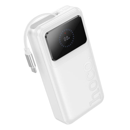 Externá batéria HOCO Q41, 20000 mAh, 22,5 W, QC + PD, 1 × USB-A – 2 × USB-C, biela
