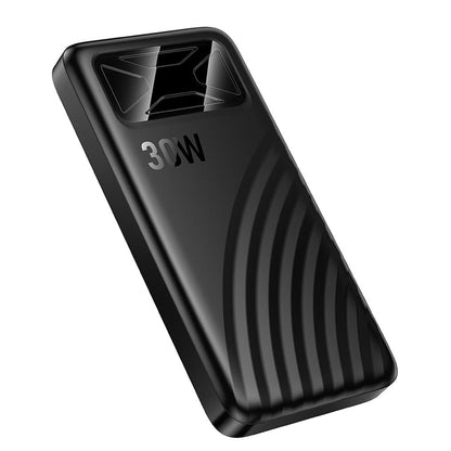 Externá batéria HOCO Q42, 10000 mAh, 30 W, QC + PD, 1 × USB-A – 1 × USB-C, čierna
