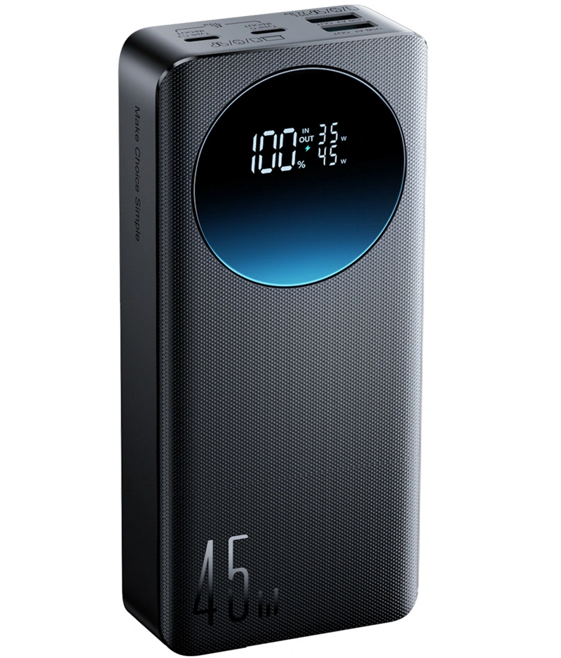 Externá batéria Joyroom JR-PBF02 Pro, 20000mAh, 45W, QC + PD, 2 x USB-A - 2 x USB-C, čierna