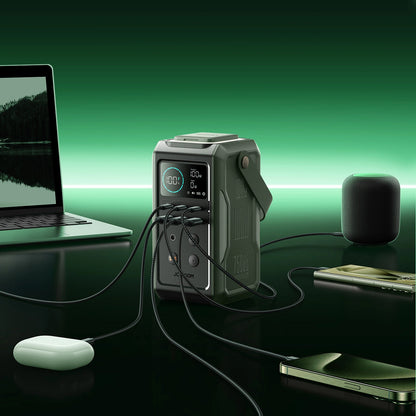 Externá batéria Joyroom JR-PBF10, 75000mAh, 100W, QC + PD, 3 x USB-A - 3 x USB-C, Zelená