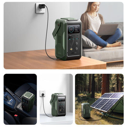 Externá batéria Joyroom JR-PBF10, 75000mAh, 100W, QC + PD, 3 x USB-A - 3 x USB-C, Zelená