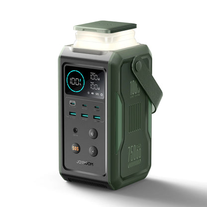 Externá batéria Joyroom JR-PBF10, 75000mAh, 100W, QC + PD, 3 x USB-A - 3 x USB-C, Zelená