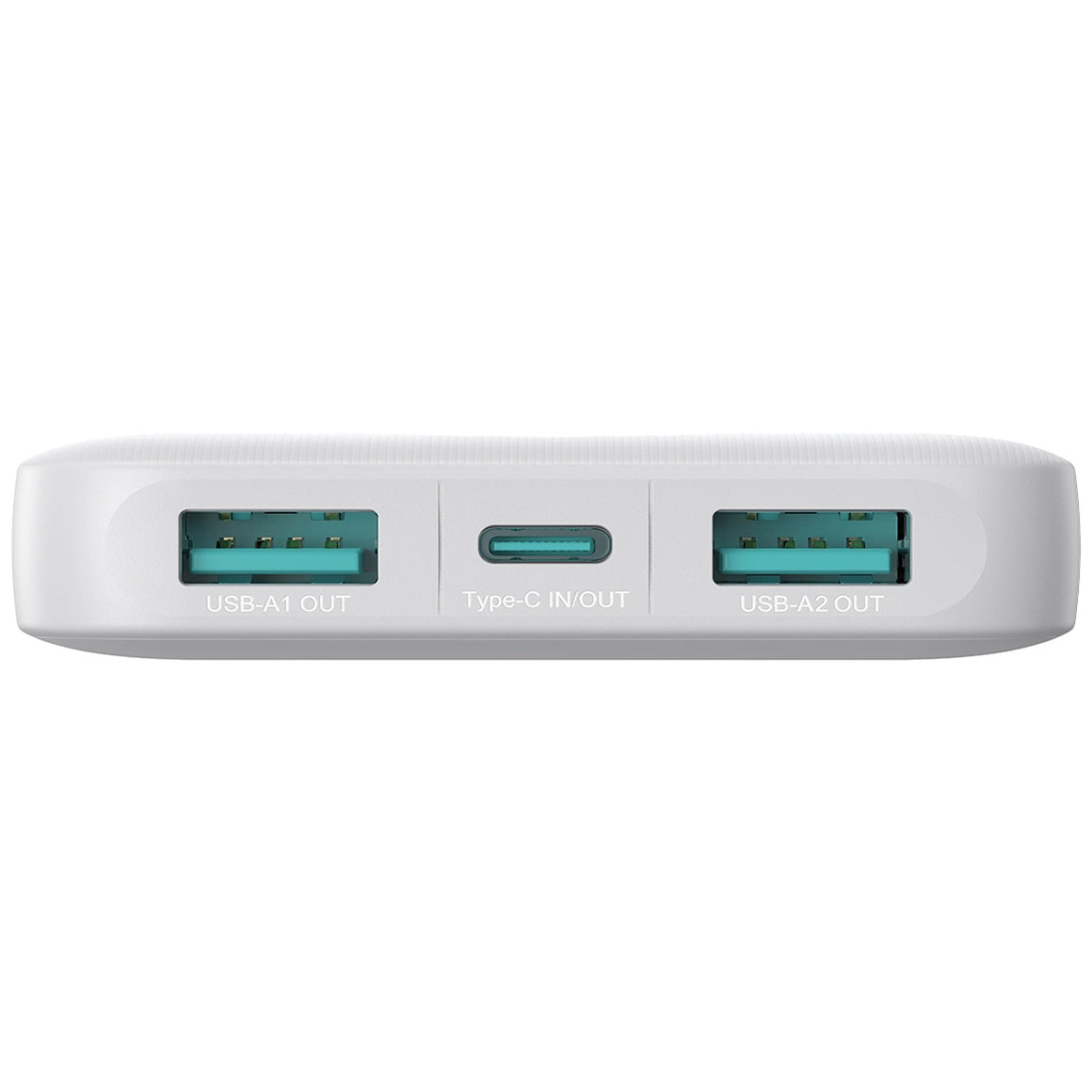 Externá batéria Joyroom JR-PBF12, 10000mAh, 12W, 1 x USB-C - 2 x USB-A, Biela