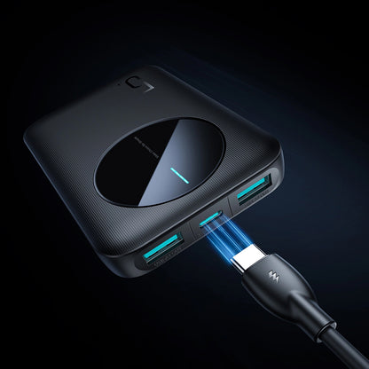 Externá batéria Joyroom JR-PBF13, 5000mAh, 12W, 1 x USB-C - 2 x USB-A, Čierna