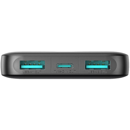 Externá batéria Joyroom JR-PBF13, 5000mAh, 12W, 1 x USB-C - 2 x USB-A, Čierna