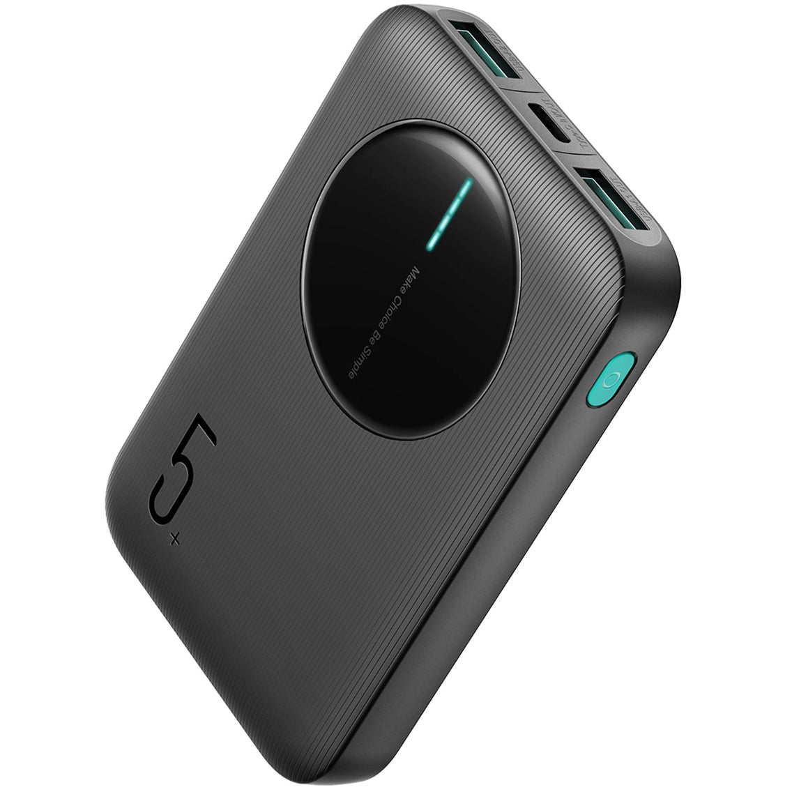 Externá batéria Joyroom JR-PBF13, 5000mAh, 12W, 1 x USB-C - 2 x USB-A, Čierna