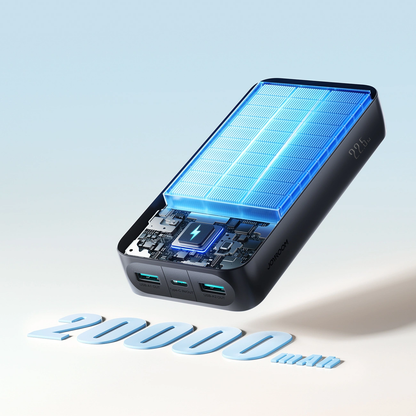 Externá batéria Joyroom JR-PBF14 Pro, 20000mAh, 22.5W, QC + PD, 1 x USB-C - 2 x USB-A, Čierna