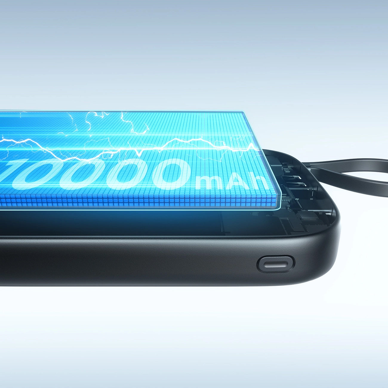 Externá batéria Joyroom JR-PBF17, 10000mAh, 22.5W, QC + PD, 1 x USB-A - 2 x USB-C, Čierna