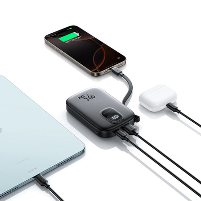 Externá batéria Joyroom JR-PBF17, 10000mAh, 22.5W, QC + PD, 1 x USB-A - 2 x USB-C, Čierna