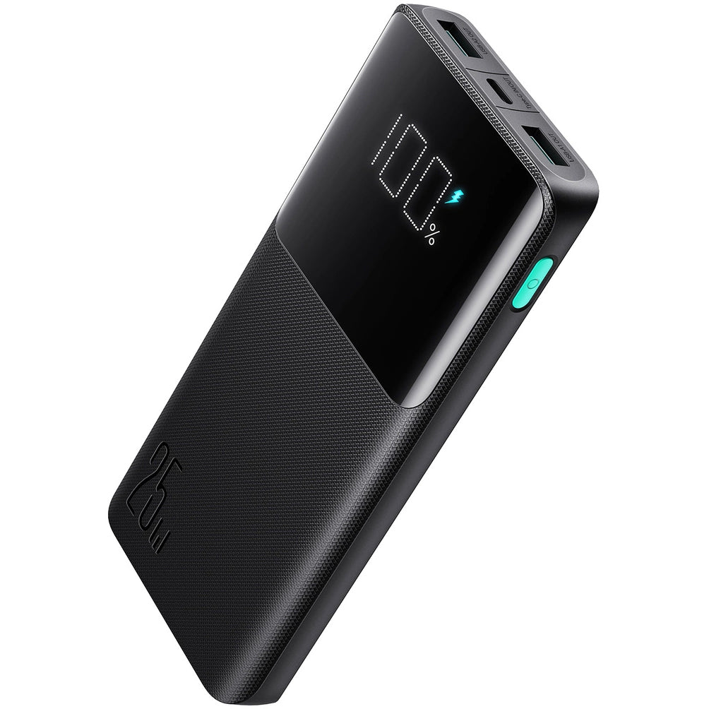 Externá batéria Joyroom JR-PBF20, 10000mAh, 25W, QC + PD, 1 x USB-C - 2 x USB-A, Čierna