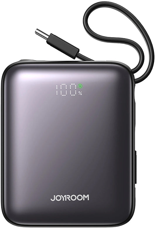 Externá batéria Joyroom JR-PBF27, 10000mAh, 22.5W, QC + PD, 1 x Lightning - 2 x USB-C, Čierna