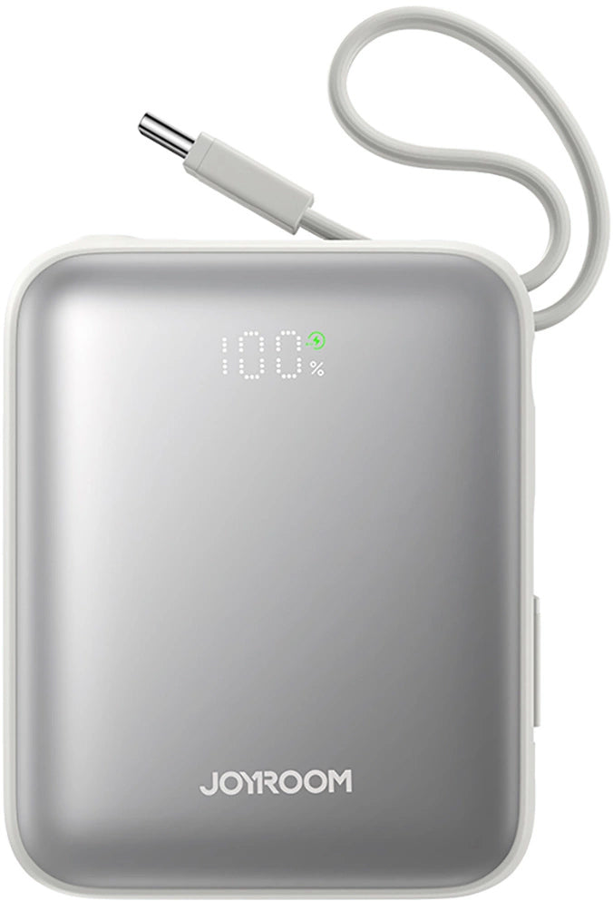Externá batéria Joyroom JR-PBF27, 10000mAh, 22.5W, PD, 1 x Lightning - 2 x USB-C, Biela