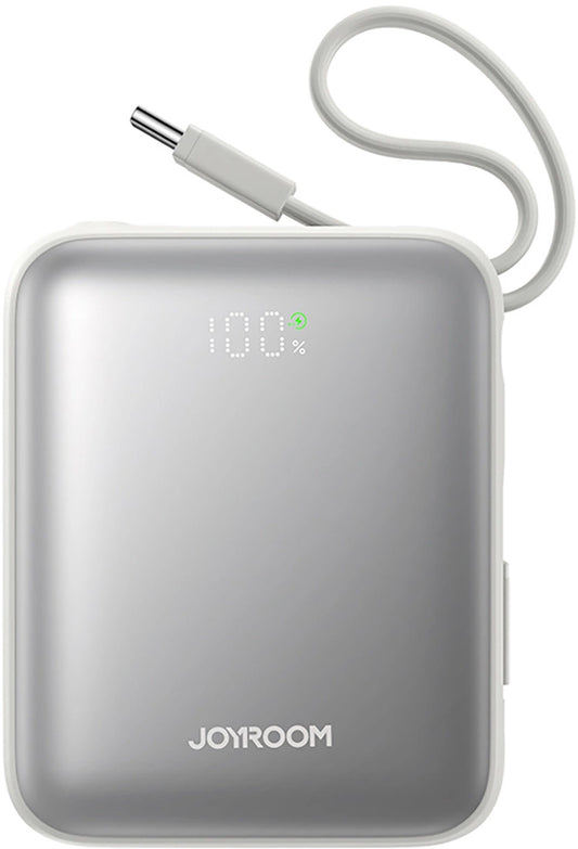 Externá batéria Joyroom JR-PBF27, 10000mAh, 22.5W, PD, 1 x Lightning - 2 x USB-C, Biela