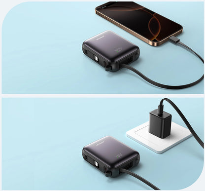 Externá batéria Joyroom JR-PBF27, 10000mAh, 22.5W, QC + PD, 1 x Lightning - 2 x USB-C, Čierna
