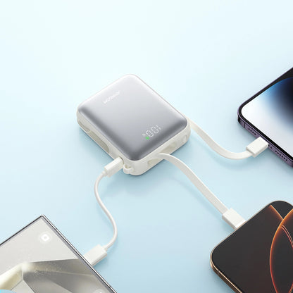 Externá batéria Joyroom JR-PBF27, 10000mAh, 22.5W, PD, 1 x Lightning - 2 x USB-C, Biela