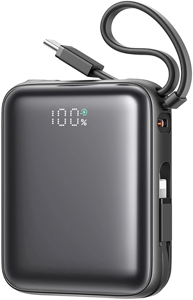 Externá batéria Joyroom JR-PBF27, 10000mAh, 22.5W, QC + PD, 1 x Lightning - 2 x USB-C, Čierna