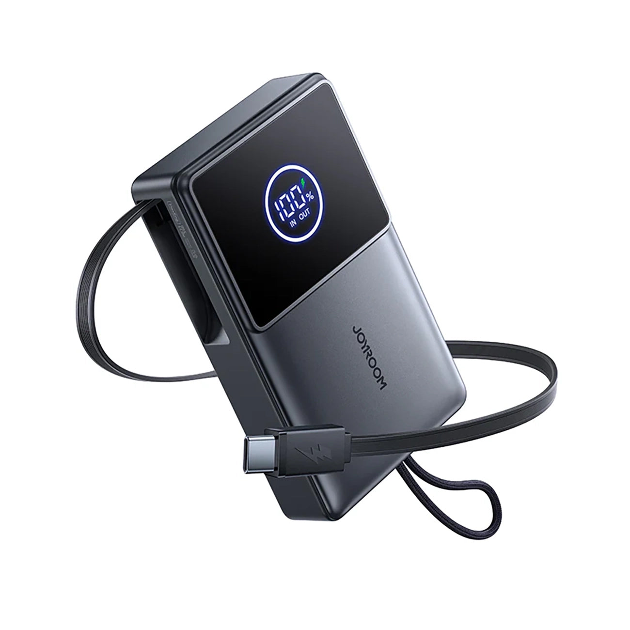 Externá batéria Joyroom JR-PR1, 10000mAh, 22.5W, PD, 2 x USB-C, Sivá