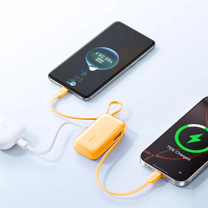 Externá batéria Joyroom JR-PR2, 10000mAh, 35W, PD, 3 x USB-C, Oranžová