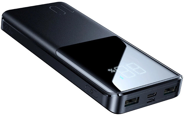 Externá batéria Joyroom JR-QP191, 10000mAh, 22.5W, QC + PD, 1 x USB-C - 2 x USB-A, Čierna