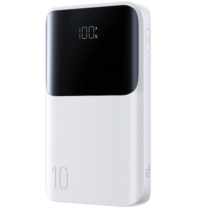 Externá batéria Joyroom JR-QP191, 10000mAh, 22.5W, QC + PD, 1 x USB-A - 2 x USB-C, Biela