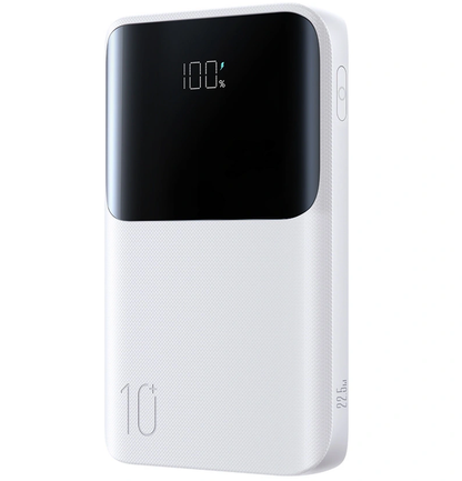 Externá batéria Joyroom JR-QP191, 10000mAh, 22.5W, QC + PD, 1 x USB-A - 2 x USB-C, Biela