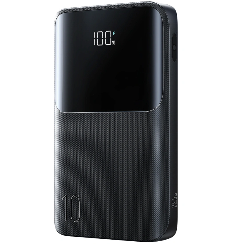 Externá batéria Joyroom JR-QP191, 10000mAh, 22.5W, QC + PD, 1 x USB-A - 2 x USB-C, Čierna