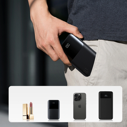 Externá batéria Joyroom JR-QP191, 10000mAh, 22.5W, QC + PD, 1 x USB-A - 2 x USB-C, Čierna