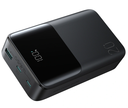 Externá batéria Joyroom JR-QP192, 20000mAh, 22.5W, QC + PD, 1 x USB-A - 2 x USB-C, Čierna