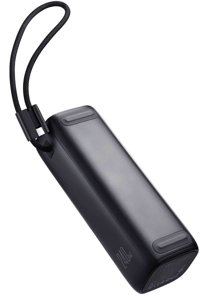 Externá batéria Joyroom PODIX PR70, 25000 mAh, 240 W, QC + PD, 1 × USB-A – 3 × USB-C, čierna